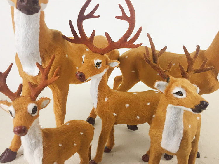 Christmas deer simulation elk Christmas window layout props desktop ornaments deer Christmas decorations Christmas deer simulation elk Christmas window layout props desktop ornaments deer Christmas decorations